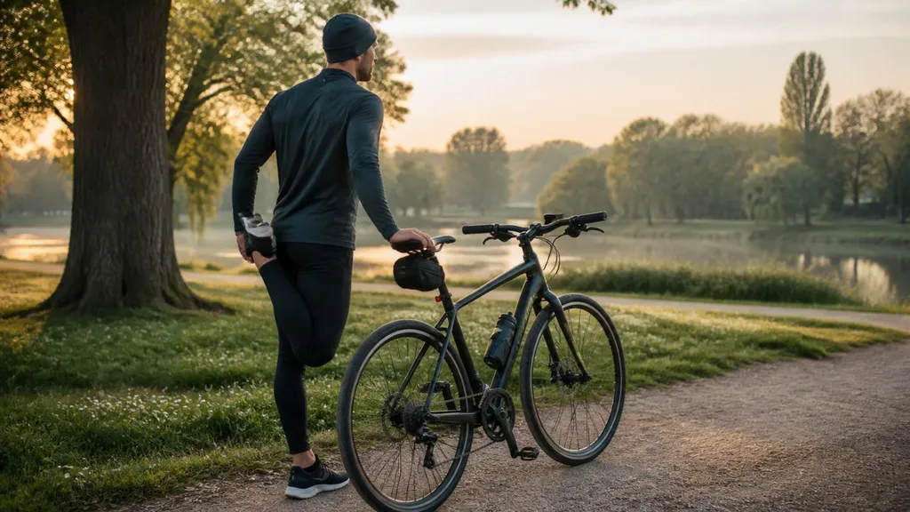 Étirement après le vélo : les gestes doux pour récupérer sans forcer