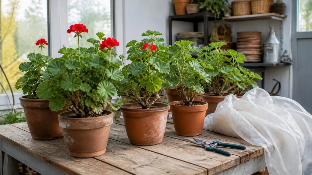 Géranium en hivernage : les bons gestes pour le garder jusqu’au printemps